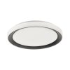 Leuchten-Direkt LOLAsmart_DISC Plafoniera LED Nero, 1-Luce, Telecomando, Cambia colore