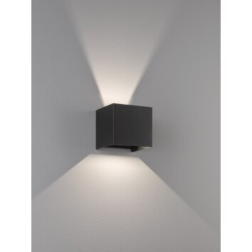 Fischer & Honsel  Wall Applique LED Nero, 2-Luci