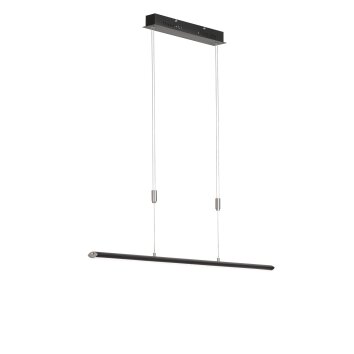 Fischer & Honsel  Beat TW Lampada a Sospensione LED Nero, 1-Luce