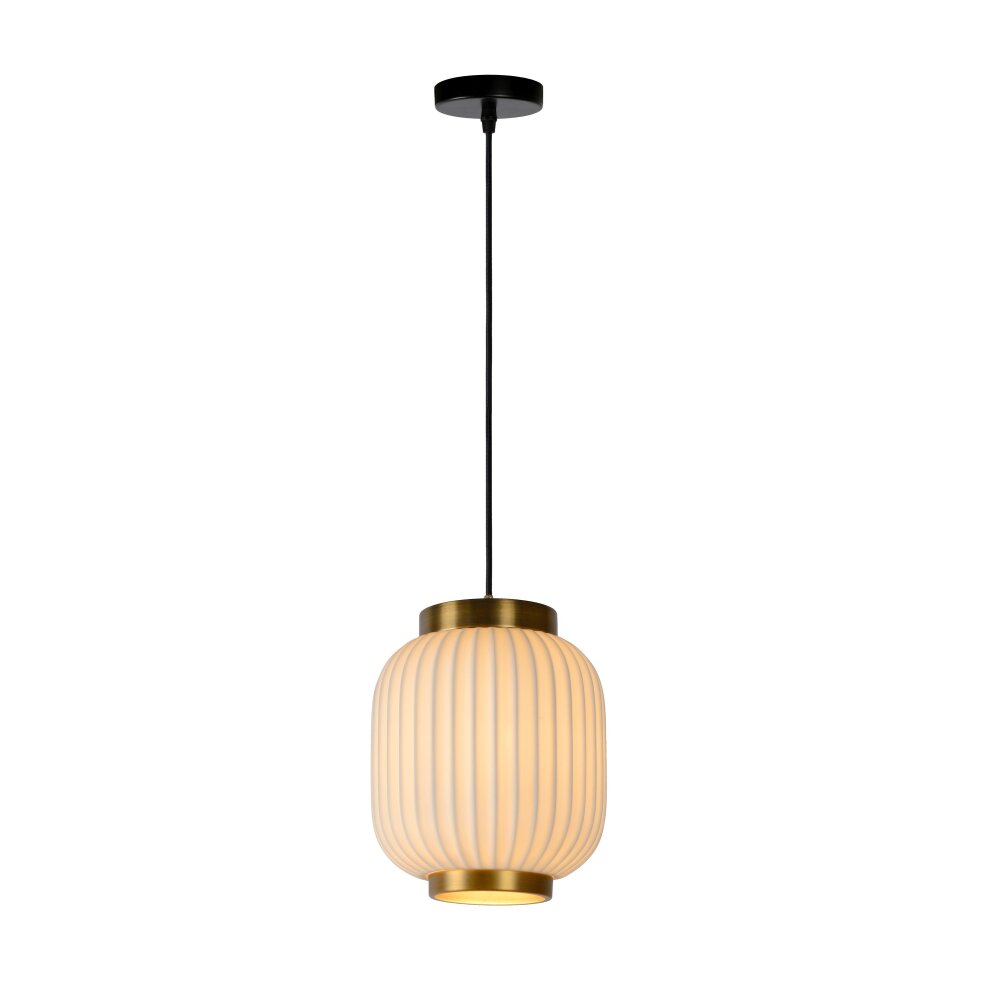Lucide GOSSE Lampadario a sospensione Nero, 1-Luce main product photo
