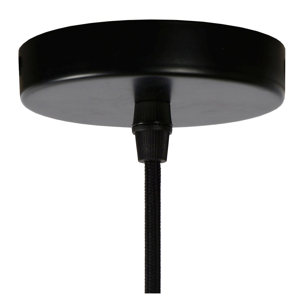 Lucide GOSSE Lampadario a sospensione Nero, 1-Luce