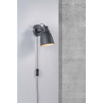 Nordlux ADRIAN Applique Antracite, 1-Luce