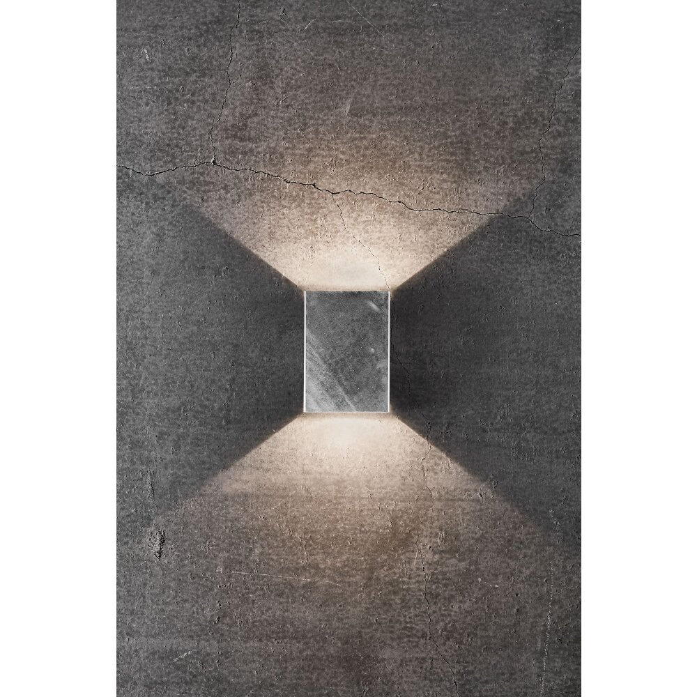 Nordlux FOLD Applique da esterno LED Acciaio satinato, 2-Luci main product photo