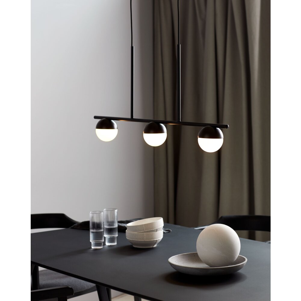 Nordlux CONTINA Lampada a Sospensione Nero, 3-Luci main product photo