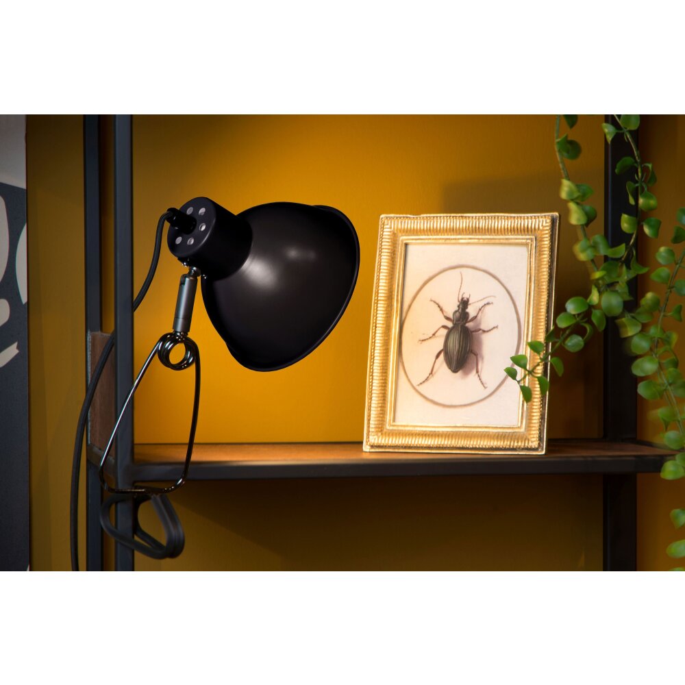Lucide MOYS Lampada con pinza Nero, 1-Luce main product photo
