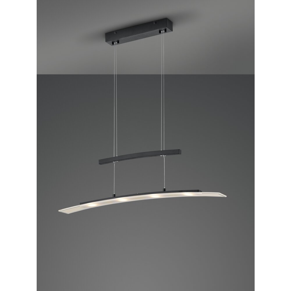 Reality Samos Lampada a Sospensione LED Nero, 4-Luci main product photo