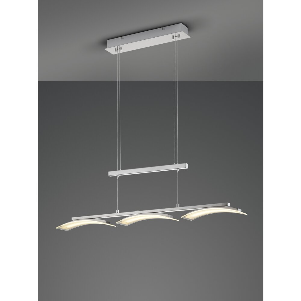 Reality Ikaria Lampada a Sospensione LED Nichel opaco, 3-Luci main product photo