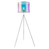 Globo PRISMA Lampada da terra Nichel opaco, 1-Luce