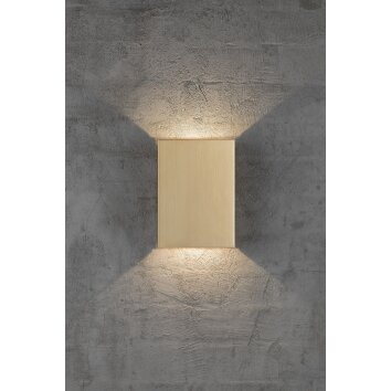 Nordlux FOLD Applique da esterno LED Ottone, 2-Luci