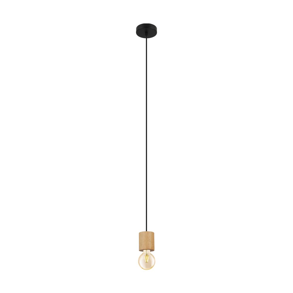 Eglo TURIALDO Lampadario a sospensione Marrone, Nero, 1-Luce main product photo