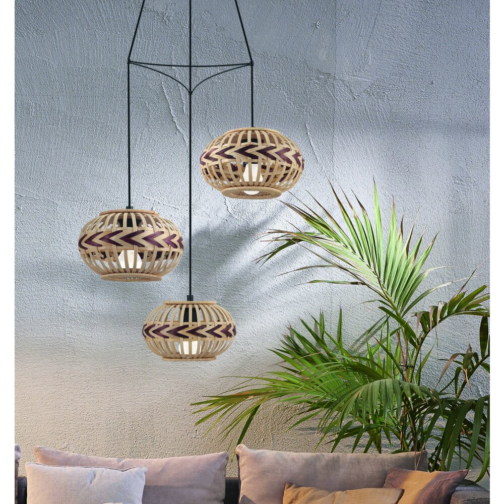 Eglo DONDARRION Lampadario a sospensione Nero, 3-Luci main product photo