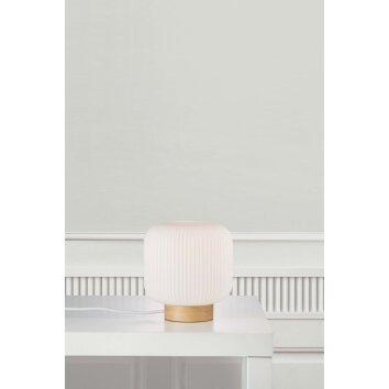 Nordlux MILFORD Lampada da tavolo Marrone, 1-Luce