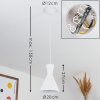 Vijes Lampadario a sospensione Bianco, 1-Luce