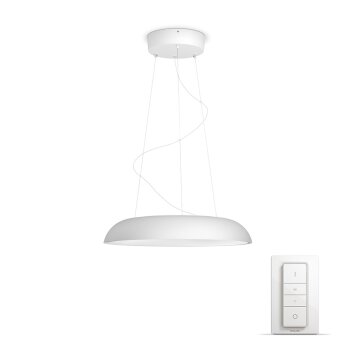 Philips Hue Ambiance White Amaze Lampada a Sospensione LED Bianco, 1-Luce, Telecomando