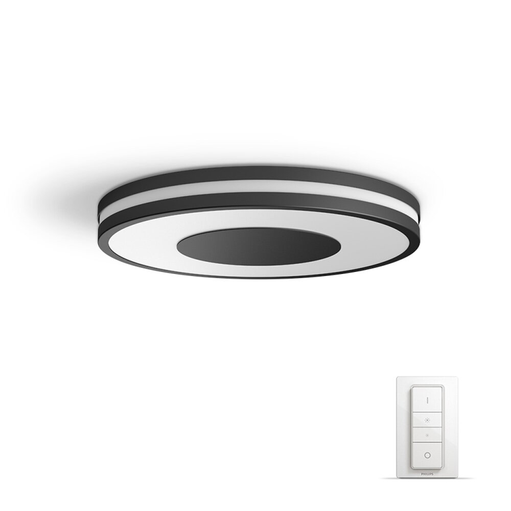Philips Hue Ambiance White Being Plafoniera LED Nero, Bianco, 1-Luce, Telecomando main product photo