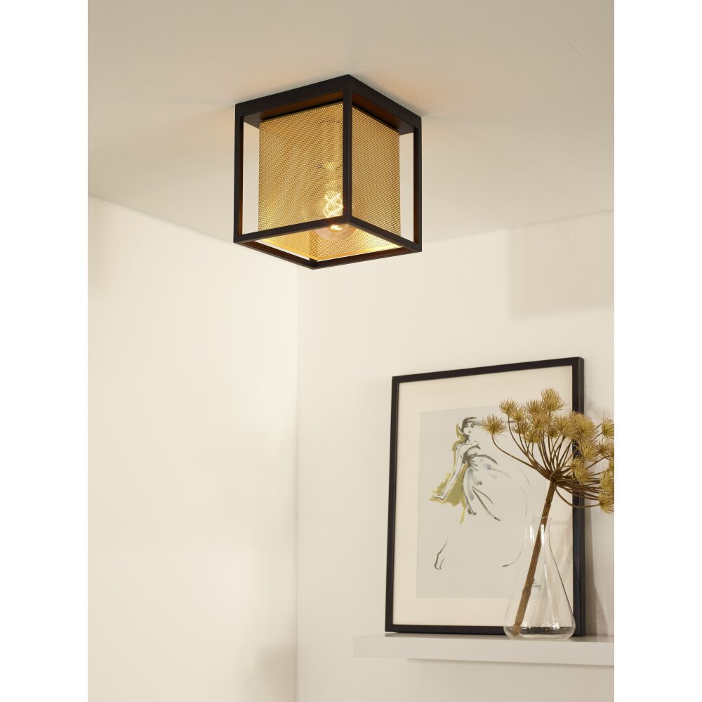 Lucide SANSA Plafoniera Nero, 1-Luce main product photo