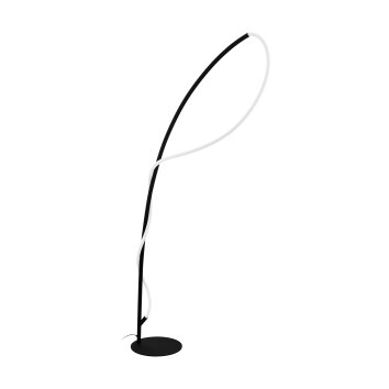 Eglo EGIDONELLA Lampada da terra LED Nero, 1-Luce