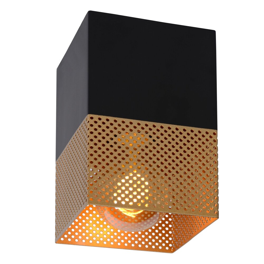 Lucide RENATE Plafoniera Nero, 1-Luce main product photo