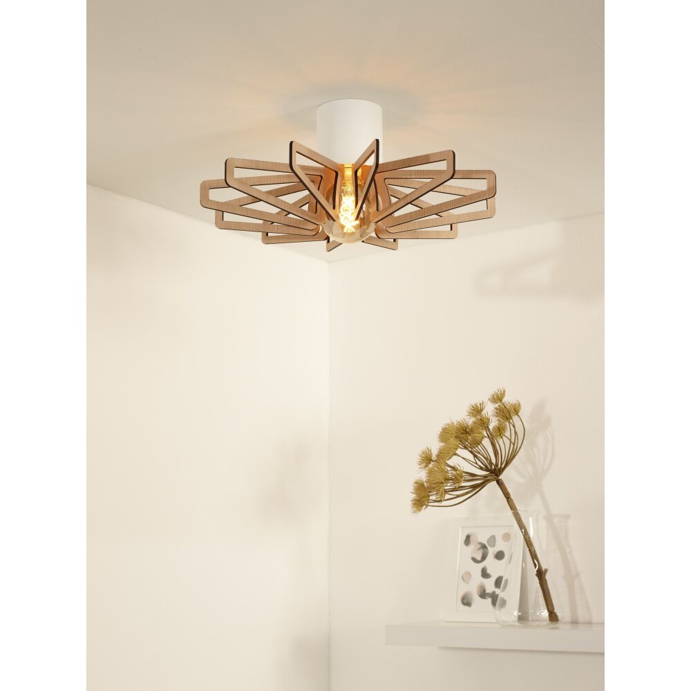 Lucide ZIDANE Plafoniera Bianco, 1-Luce main product photo