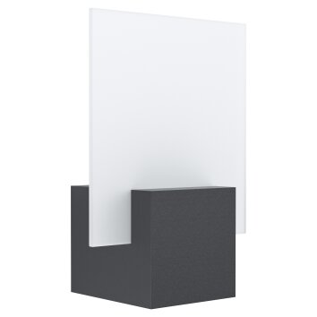 Eglo ADAMELLO Applique da esterno LED Nero, 1-Luce