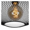 Lucide MESH Plafoniera Nero, 1-Luce