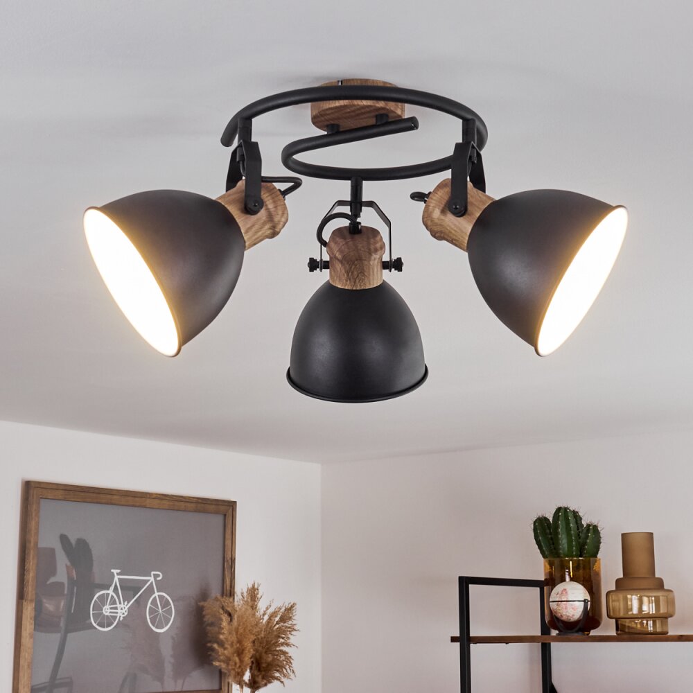 Banjul Plafoniera Nero, 3-Luci main product photo
