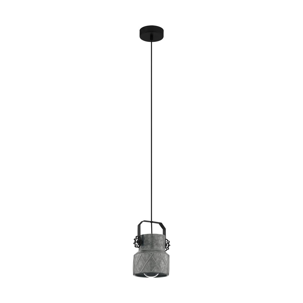 Eglo HILCOTT Lampadario a sospensione Nero, 1-Luce main product photo