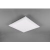 Trio Columbia Plafoniera LED Bianco, 1-Luce, Telecomando, Cambia colore