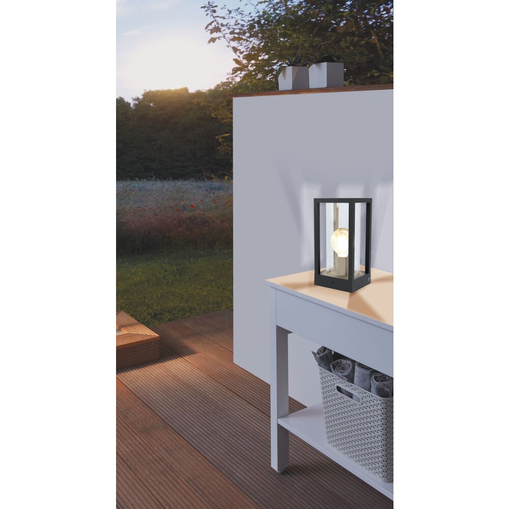 Eglo CASCINETTA Lampada con piedistallo Nero, 1-Luce main product photo