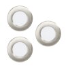 Eglo FUEVA Lampada da incasso LED Nichel opaco, 3-Luci