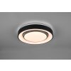 Reality Mona Plafoniera LED Nero, 1-Luce, Cambia colore