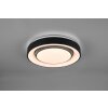 Reality Mona Plafoniera LED Nero, 1-Luce, Cambia colore