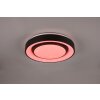 Reality Mona Plafoniera LED Nero, 1-Luce, Cambia colore