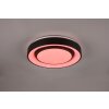 Reality Mona Plafoniera LED Nero, 1-Luce, Cambia colore