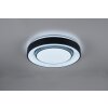 Reality Mona Plafoniera LED Nero, 1-Luce, Cambia colore