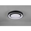 Reality Mona Plafoniera LED Nero, 1-Luce, Cambia colore