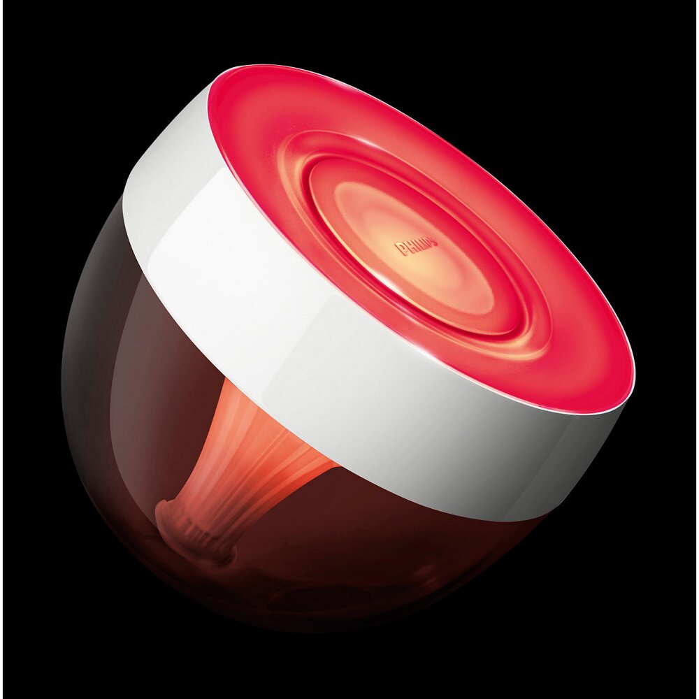 Philips Hue Ambiance White & Color Iris Lampada da tavolo, set di estensione LED Trasparente, chiaro, Bianco, 1-Luce, Cambia colore