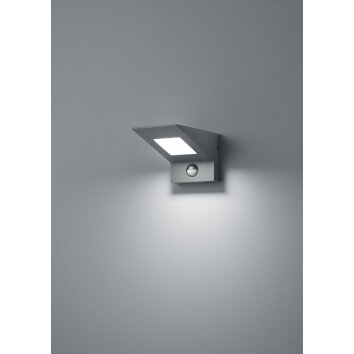 Trio Nelson Applique da esterno LED Antracite, 1-Luce, Sensori di movimento