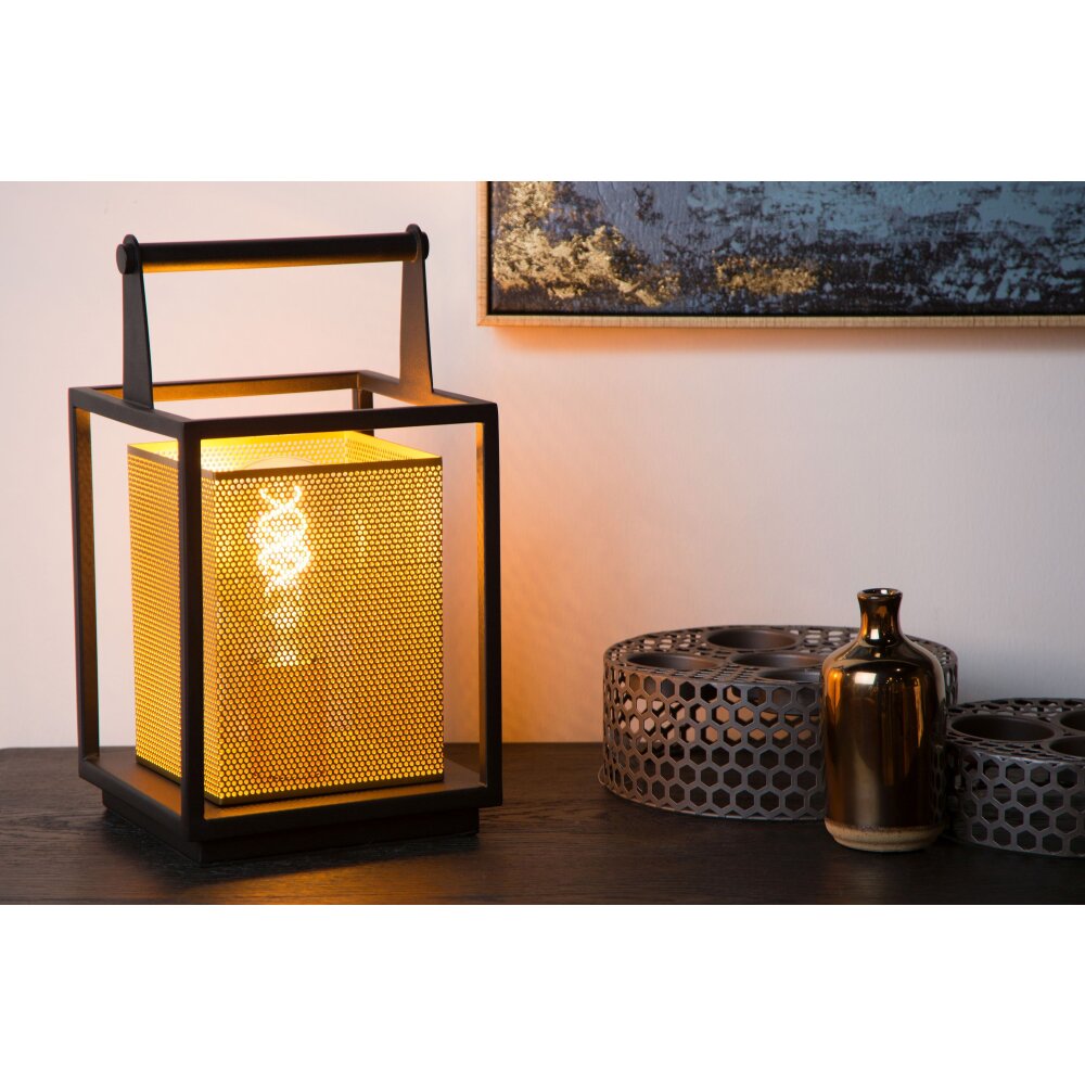 Lucide SANSA Lampada da tavolo Nero, 1-Luce main product photo