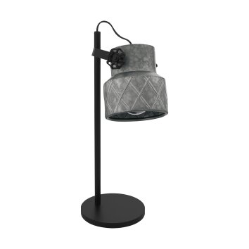 Eglo HILCOTT Lampada da tavolo Nero, 1-Luce