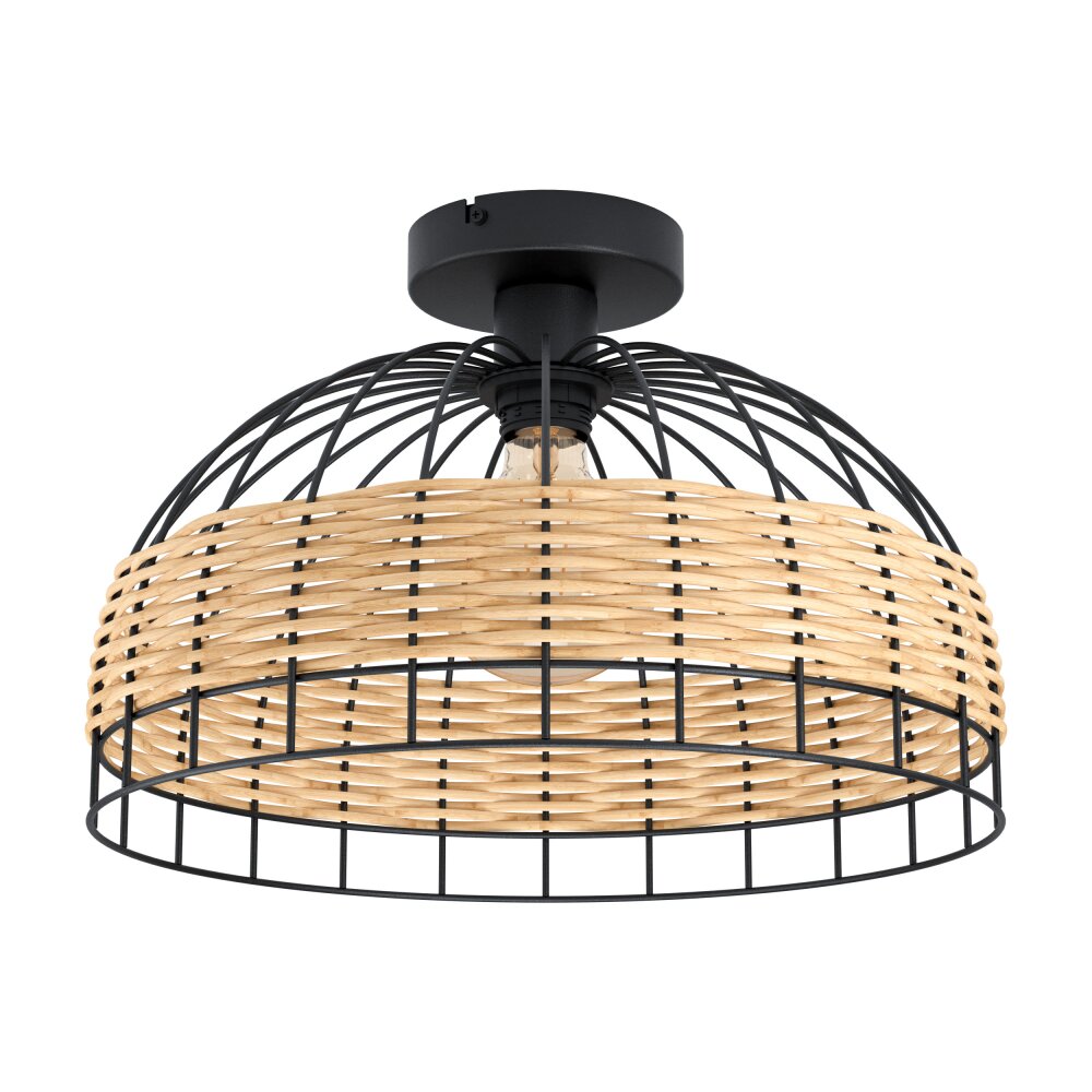 Eglo ANWICK Plafoniera Nero, 1-Luce main product photo