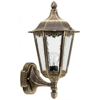 Albert 816 Applique per esterno Marrone, Ottone, 1-Luce