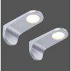 Paul Neuhaus AMON Illuminazione sottopensile LED Argento, 2-Luci