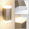 Tibor Applique da esterno LED Acciaio inox, 2-Luci