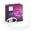 Philips Hue Ambiance White & Color Lightstrip Plus Set di base LED, 1-Luce, Cambia colore