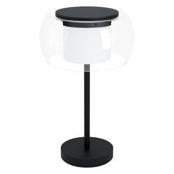 Eglo BRIAGLIA Lampada da tavolo LED Nero, 1-Luce, Cambia colore