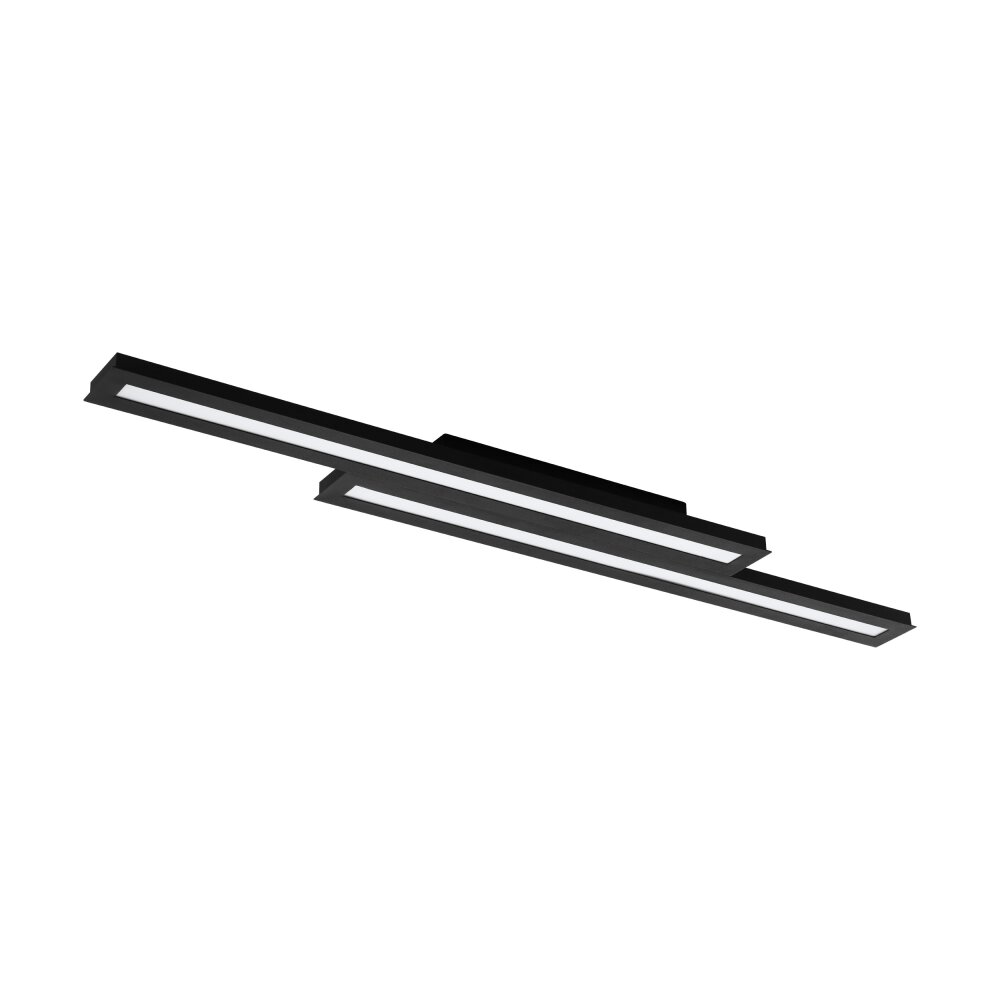 Eglo SALITERAS Plafoniera LED Nero, 2-Luci, Cambia colore main product photo