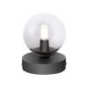 Paul Neuhaus WIDOW Lampada da tavolo LED Nichel opaco, Nero, 1-Luce