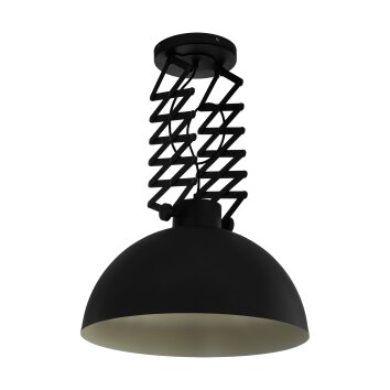 Eglo DONINGTON Applique Crema, Nero, 1-Luce