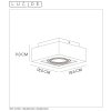 Lucide ZEFIX Faretto da soffitto LED Bianco, 1-Luce